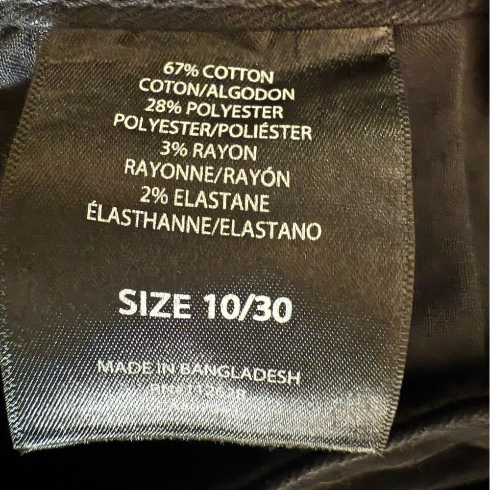 Tahari “Olivia” Black Ankle Jeans - Picture 5 of 6